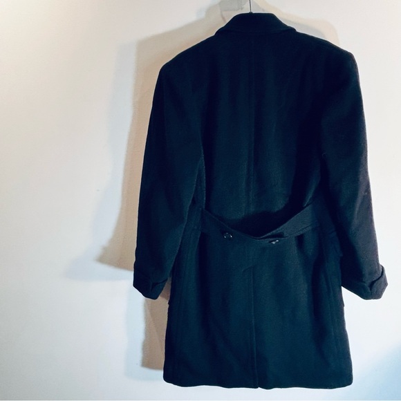 RALPH LAUREN Sz 6 Pea Coat Made in Canada Peak Lapels Double Breasted Lined - Picture 5 of 11
